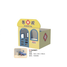2014 new design hot sale cheap wooden playhouse